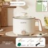 Multi-Functional Electric Cooker and Steamer for Dorms - Compact One-Person Hot Pot for Instant Noodles and More