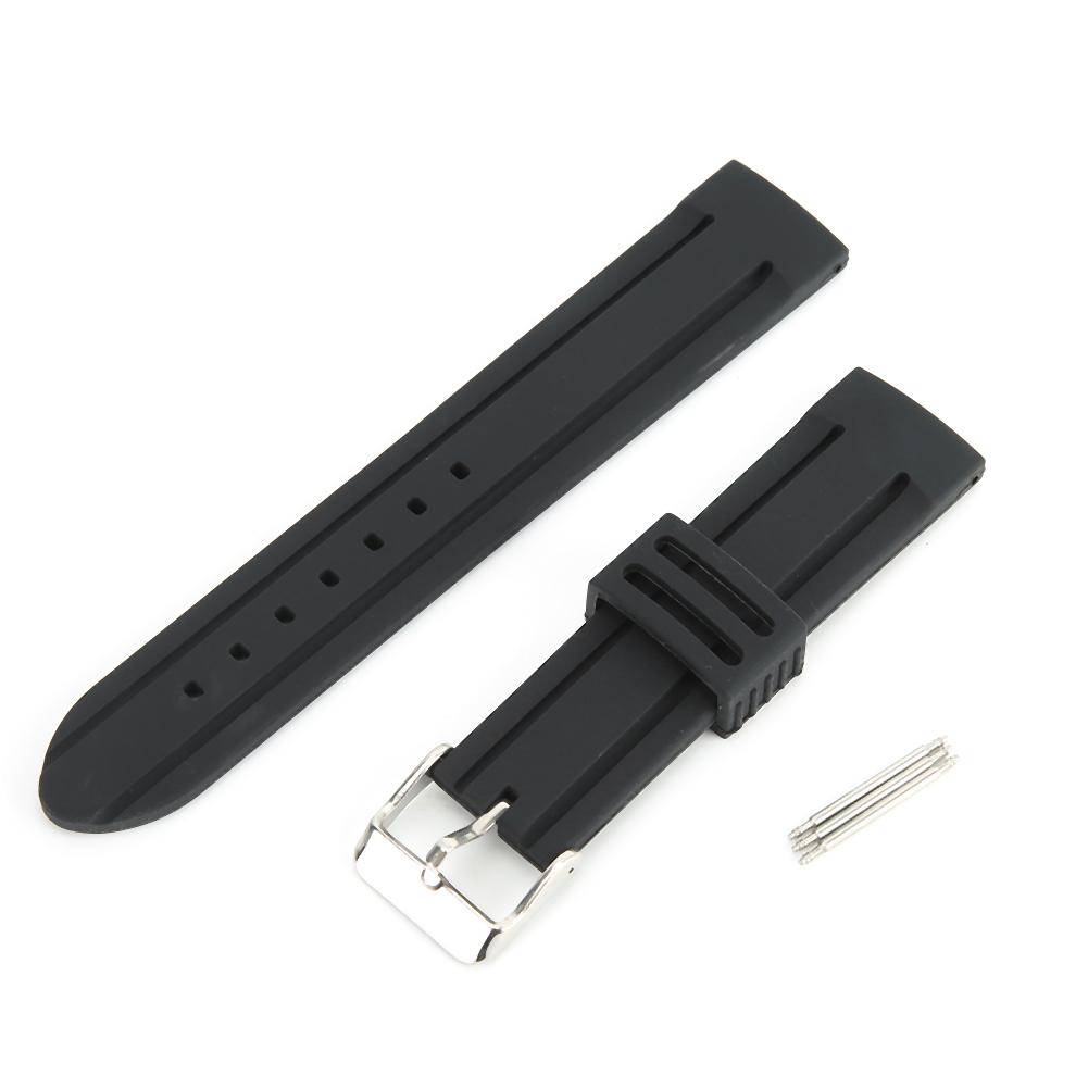 

Силиконовый ремешок для часов, ремешок для часов, регулируемый, запасная часть для наручных часов, 20 мм
