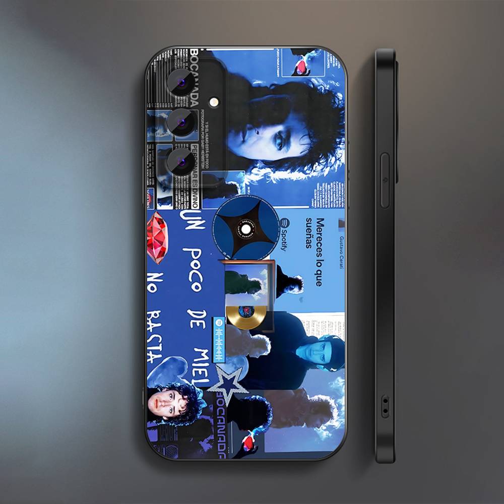 

S-Soda S-Stereo Phone Case For Samsung S 25,24,23,22,30,21,10,9,Ultra,Plus,Lite,FE,4,5 G Soft Black Case Samsung S24fe