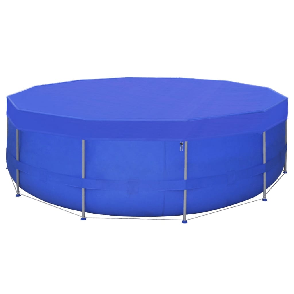 vidaXL Poolabdeckung PE Rund 460 cm 90 g/m²