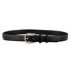 Women S Genuine Leather Belt Silver Buckle Fashion Casual Versatile Accessory