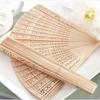1PC Wooden Folding Fan Carved Wood Hand Held Fans for Chinese Style Classical Dance Performances Banquet Gift Souvenir