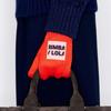 BIMBA Y LOLA [23FW] BIMBA Y LOLA Red Knit Gloves B236AIG005RDB