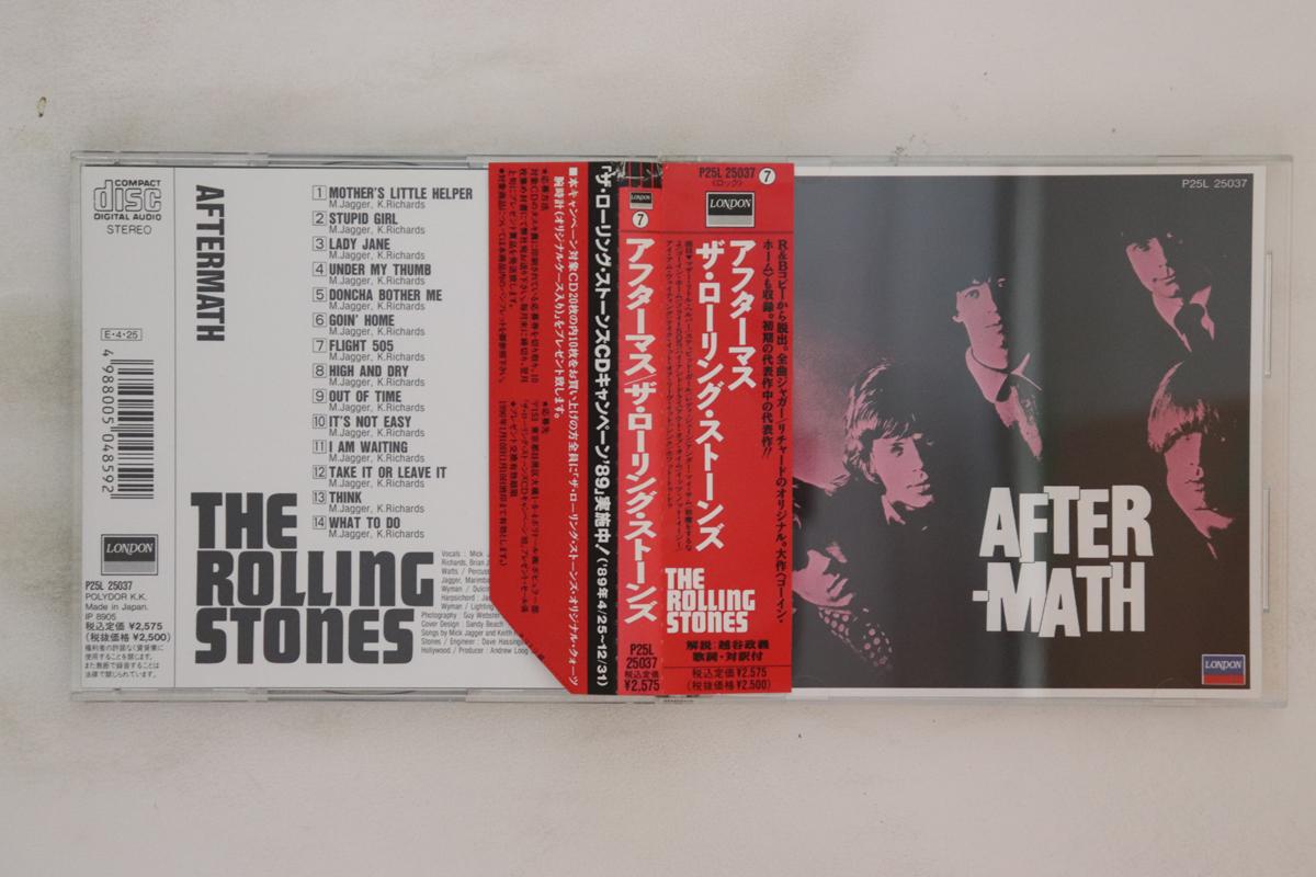 

CD ROLLING STONES - Aftermath P25L25037 LONDON 1989 Япония Оби Рок Б/У