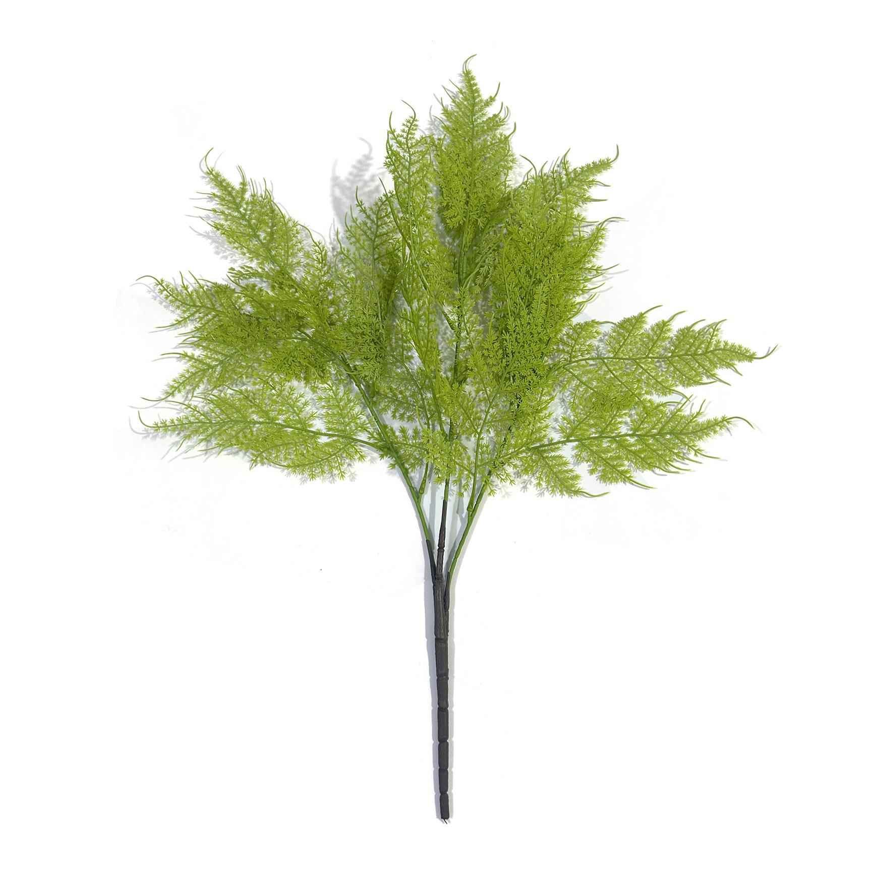 

Імітація рослинного відчуття Папороті та папороті Покладіть купу зелених рослин Настінні аксесуари Декоративні елементи Postin світло-зелений колір