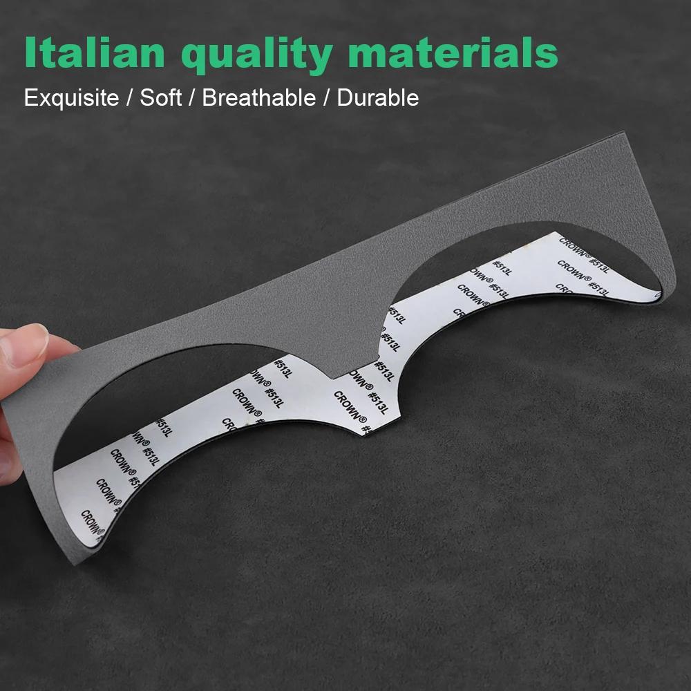 Italian Top Suede Central Console Water Cup Holder Trim Stickers for Tesla Model 3 Highland 2025 Model Y Juniper 2025-Up