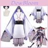 Gorgeous Genshin Impact Scaramouche Cosplay Costume Wig Halloween Outfit Carnival Party