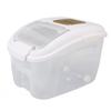 Rice Storage Box with Clear Cover Insect Proof Large Capacity Perfect Sealing Food Storage Container for Home