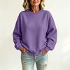 Women's Lined Neck Sweatshirt Casual Loose Fit Pullover for Couples Daily Wear