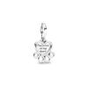 Heart And Paw Print Charm Women Charm Silver 799360C00