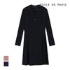 ECOLEDEPARIS Asymmetrical Pleated Collar Dress_Pb28Woa002A