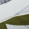 Nordic Geometric Green Embroidered Pillow Case Model Room Soft Ornament Ins Pillow Without Core Premium Durable