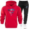 Kobe Bryant Memorial Hoodie Set Mens Black Mamba Streetwear Starry Sport Tracksuit Winter