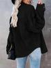 2025 Autumn/Winter Oversize Loose Casual Women's Corduroy Shirt - European & American Style