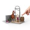 Coffret Aire de Lavage de Sofia, Schleich 42792 Horse Club, 26 pieces, Figurine mobile & accessoires, Jouet équestre, des 5 ans