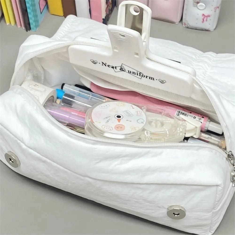 INS Bow Drawstring Pen Bag Ballet Style Stationery Storage Bag  Back To School