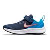 Nike Star Runner 3 PS Midnight Navy Kids Sneakers Blue White Imperial-Blue DA2777-401