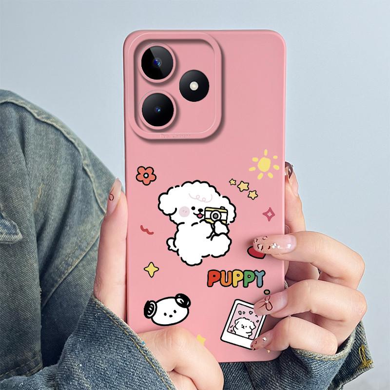 For Realme C51 RMX3830 C53 Note 50 RMX3834 Phone Case Funda Soft Silicone Sweet Painted Lovely Printed Protective Cover Coque