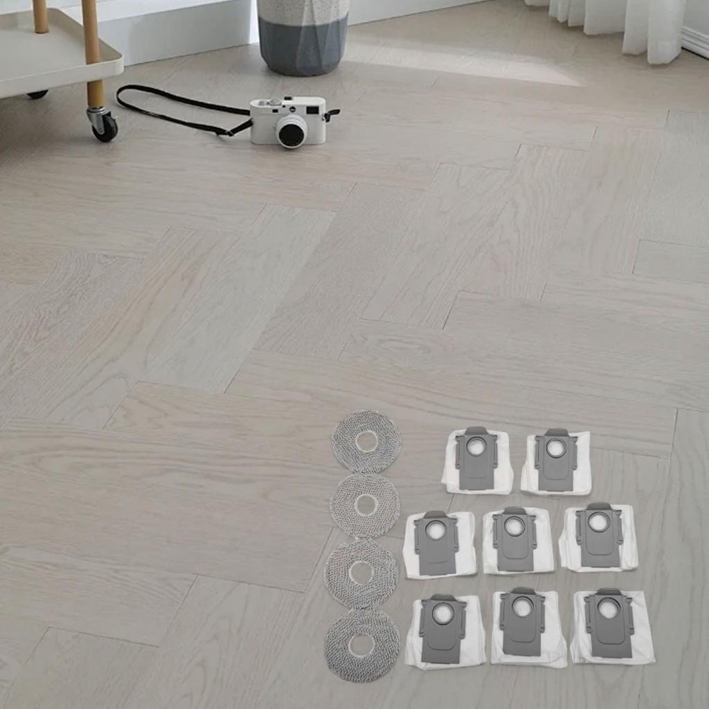 Clog-Free Performance Dust Bags Mop Cloth Robot Vacuums Compatible With QR 598