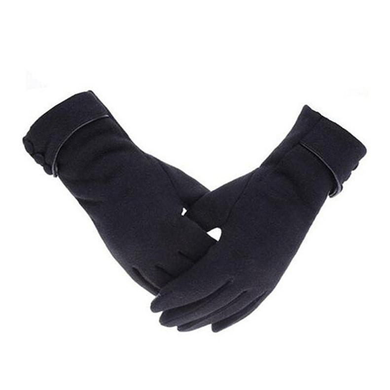 Mănuși Winter Riding Warm Plus Fleece Mănuși pentru femei cu ecran tactil cu micro catifea