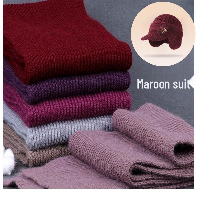 Căciulă rezistentă la vânt, căptușită cu fleece, cu protecție pentru urechi, pentru persoane de vârstă mijlocie și vârstnici - Caldă și elegantă pentru toamnă și iarnă