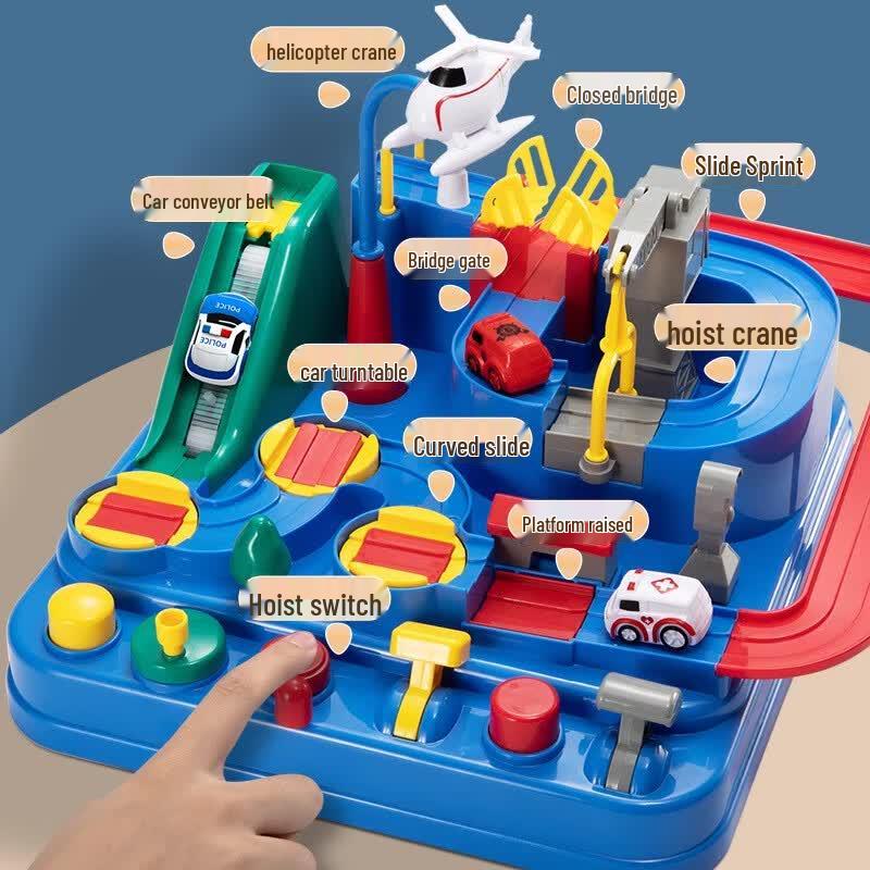 Miaobaile Kids Adventure Track Car Playset