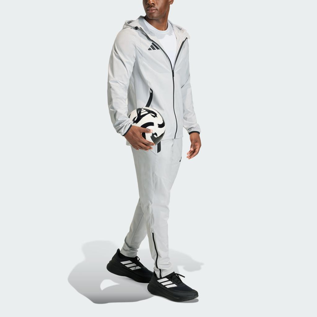 Adidas Jackets Men's Gray Hooded Moderate Other KD3336