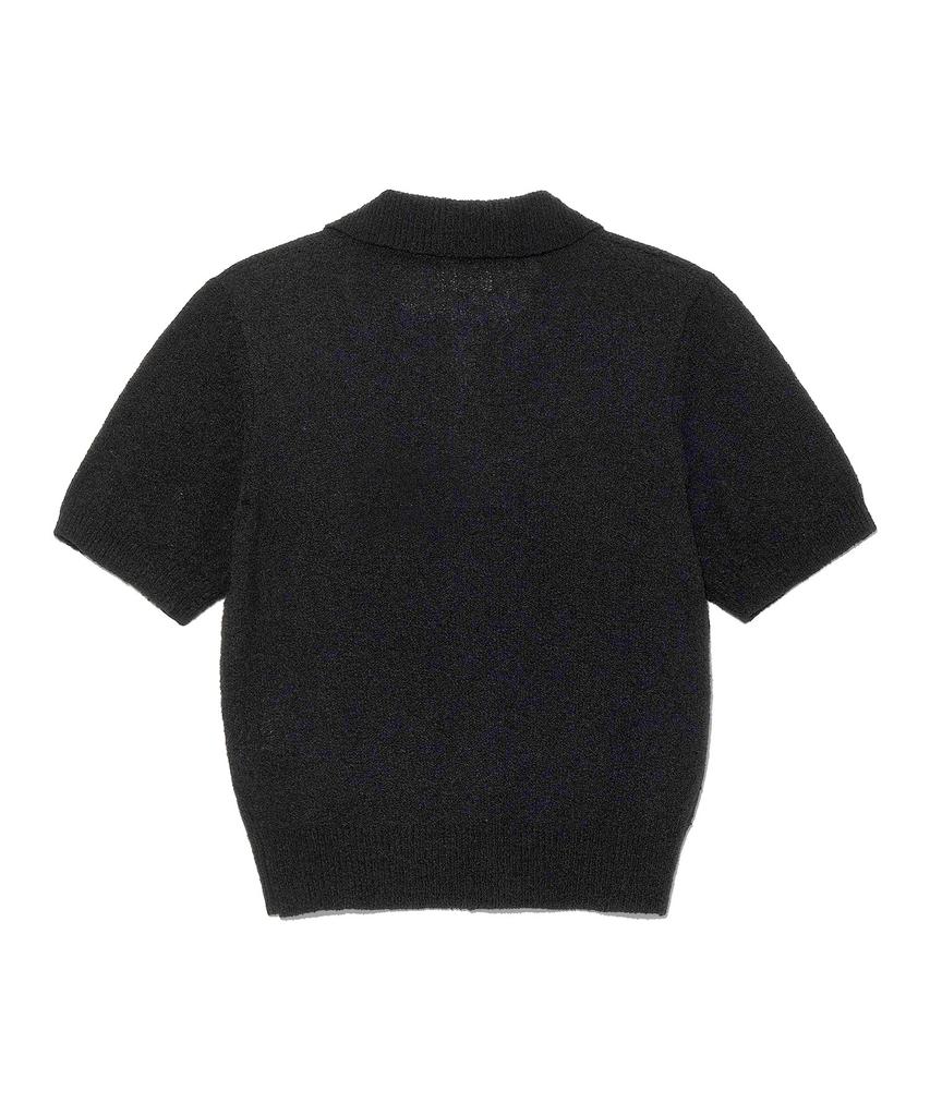 LEE Women'S Open Collar Knit Black