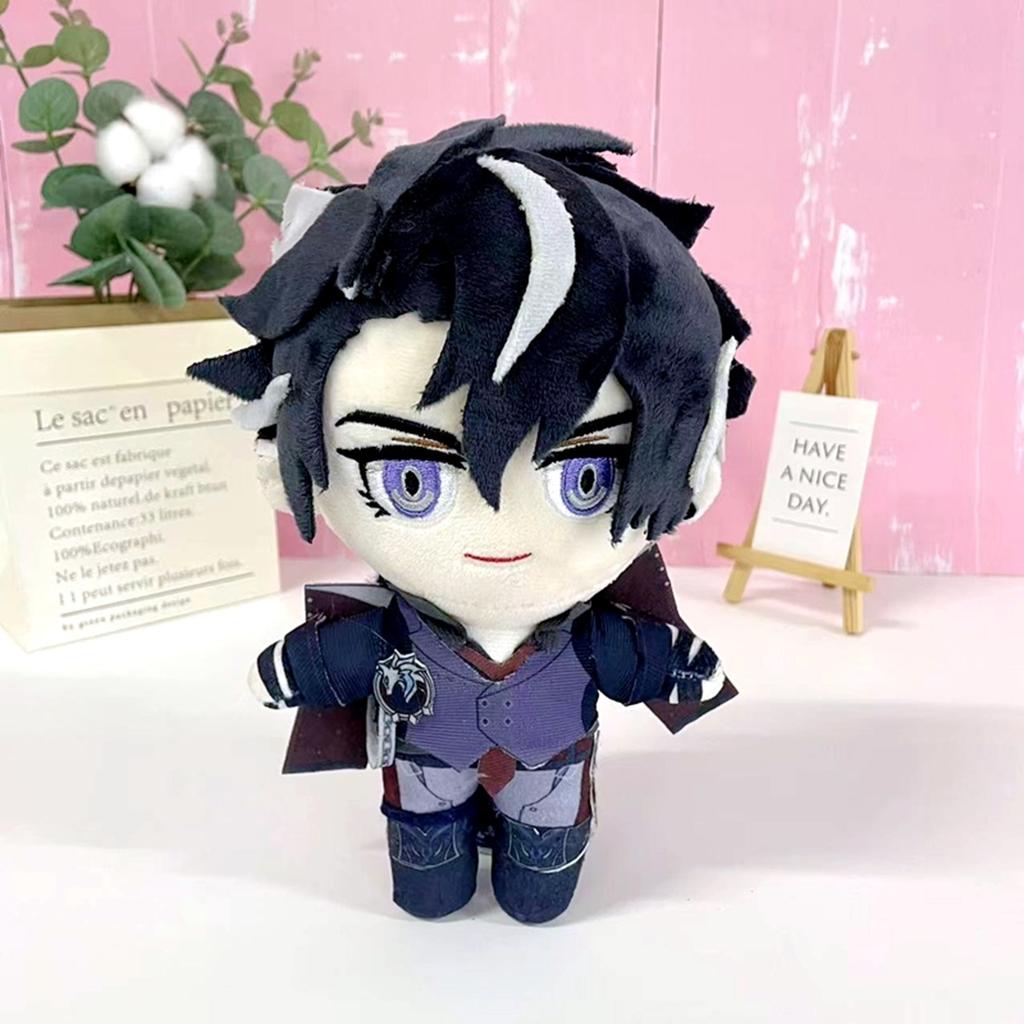 Genshin Impact Plush Dolls Wriothesley Furina Lyney Kaveh Neuvillette Kinich Citlali Kazuha Albedo Tighnari Anime Stuffed Toys