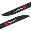 2pcs Carbon Car Door Side Skirt Sill Stripe Sticker Decals Styling for SEAT Toledo Cordoba MK3 Leon FR 5 6 MII Altea 5F Ibiza Alhambra