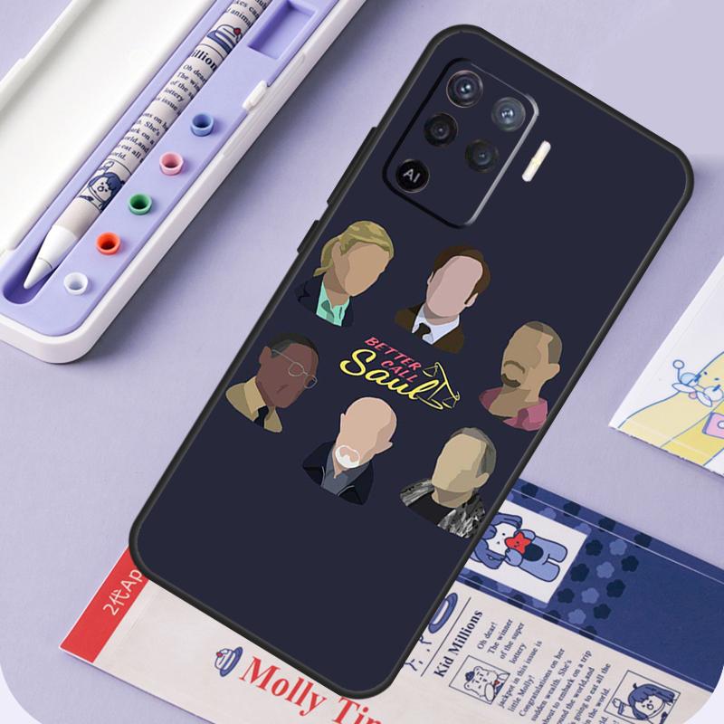 Better Call Saul For Oppo A17 A18 A94 A74 A54 A15 A38 A58 A78 A98 A40 A60 A80 A16 A76 A96 A57 A77 A5 Pro Case