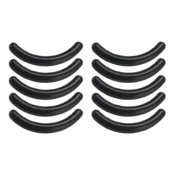 Ondulator de gene argintiu negru Oțel inoxidabil Machiaj cosmetic Machiaj ondulator de gene Curling gene Instrument Ajutor pentru styling