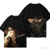 Wandering Witch Elaina Double Sided Full Color Line Art Japanese Anime Vintage Graphic T-Shirt Unisex Oversized Y2K Cotton Tee