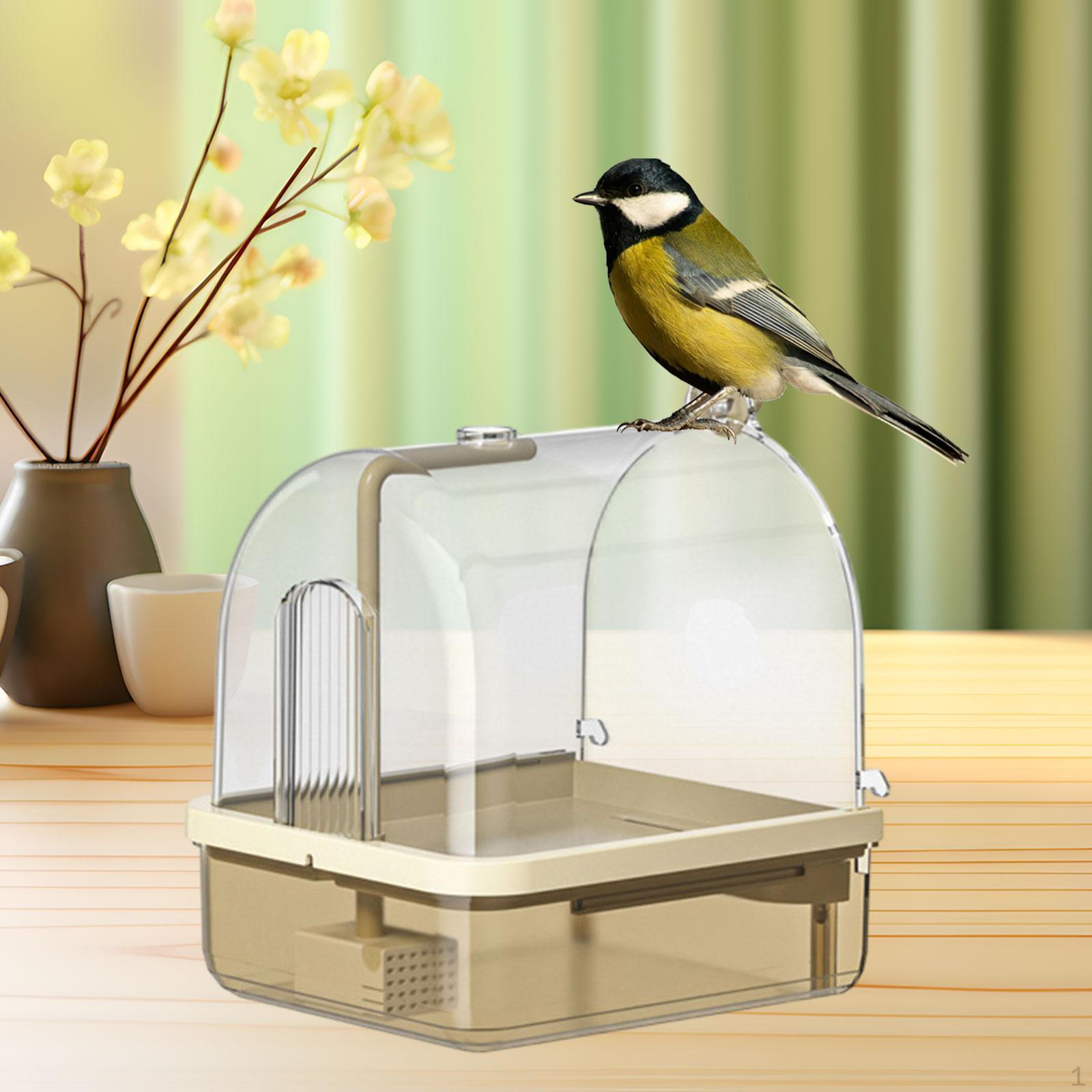 

Подвесная ванна для птиц, ванна для попугаев, водный душ для попугаев кофейный