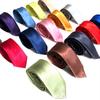 Monochrome Tie Solid Color Narrow Tie 5Cm Men'S Satin Hand Tie