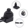 Biqing Motorcycle Steering Wheel Switch Control Push Button Switch, 7/8" 22mm Handlebar Mount Switch