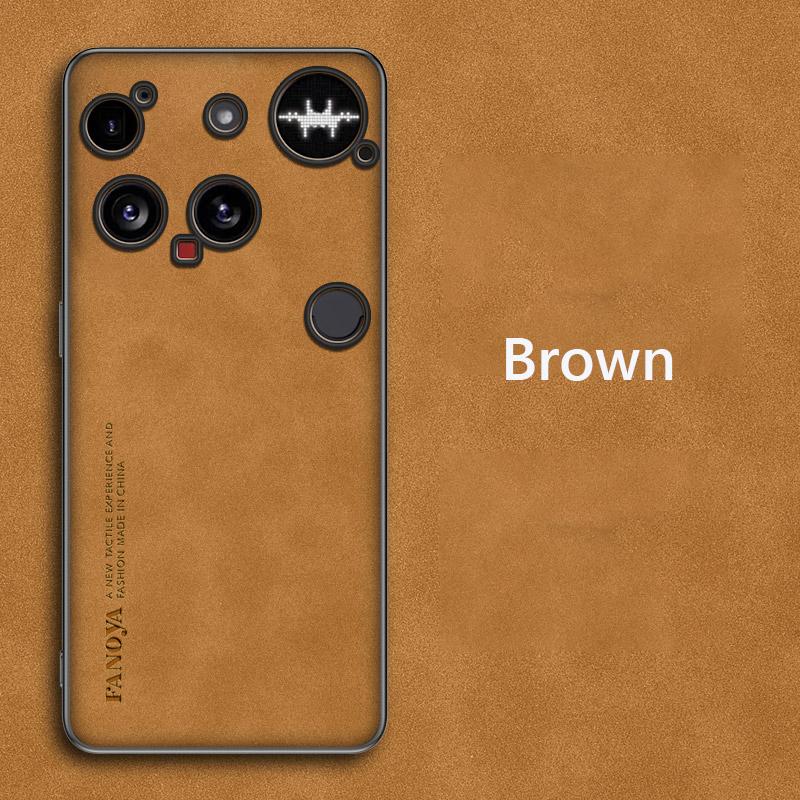 Retro Leather Skin Feel Case For Nothing Phone 3 NothingPhone3 G Shockproof Matte Silicone Soft Case Cover Nothing Phone (3)