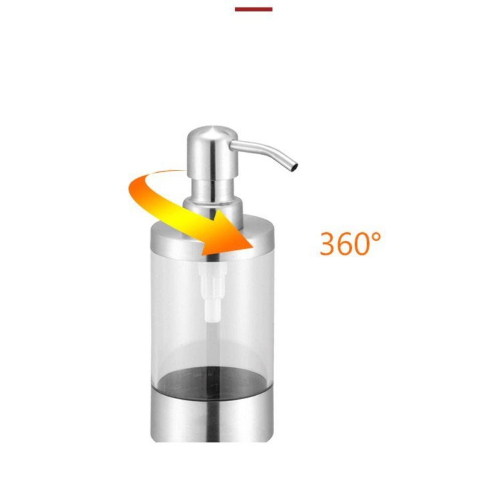 Press Type Manual Shampoo Dispenser 350ml Capacity Shower Gel Dispenser  Kitchen Supplies