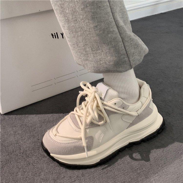 Campus style soft sole retro casual dad shoes spring and summer new ins trendy casual sports shoes