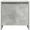 Nightstand Concrete Gray 45 X 34 X 44.5 Cm Engineered Wood