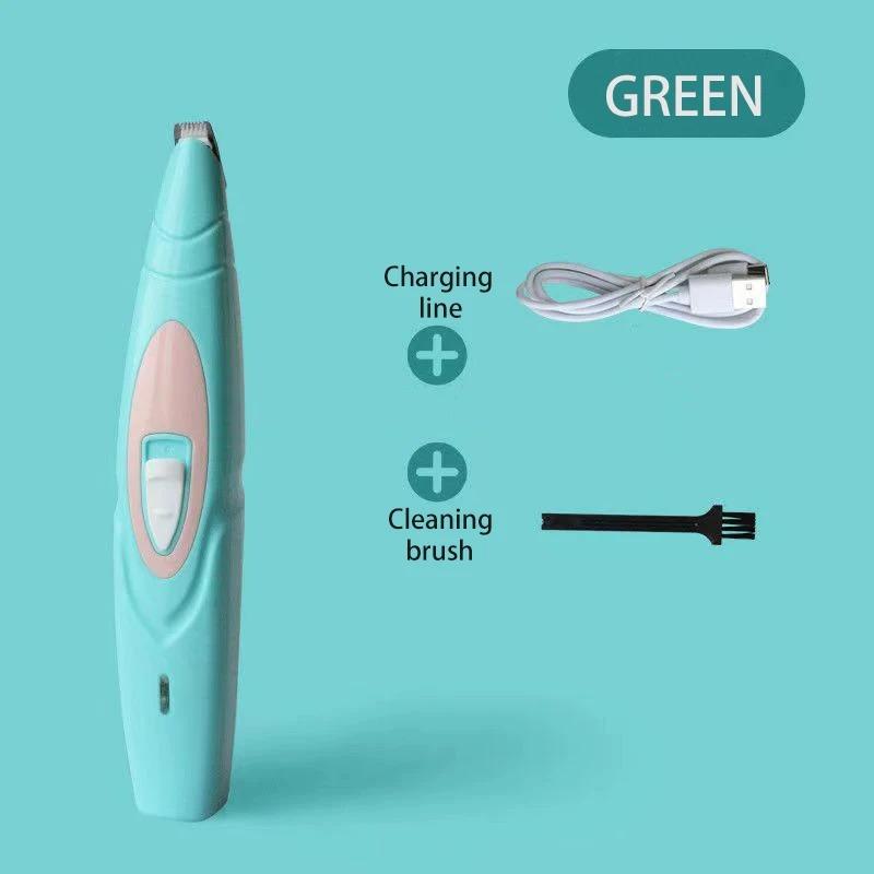 

Professional Pet Grooming Clippers Shaver Pet Electric Hair Trimmer Dog Cat Care Supplies Foot Hair Trimming Artifact Pet Grooming Hairdresser зелёный