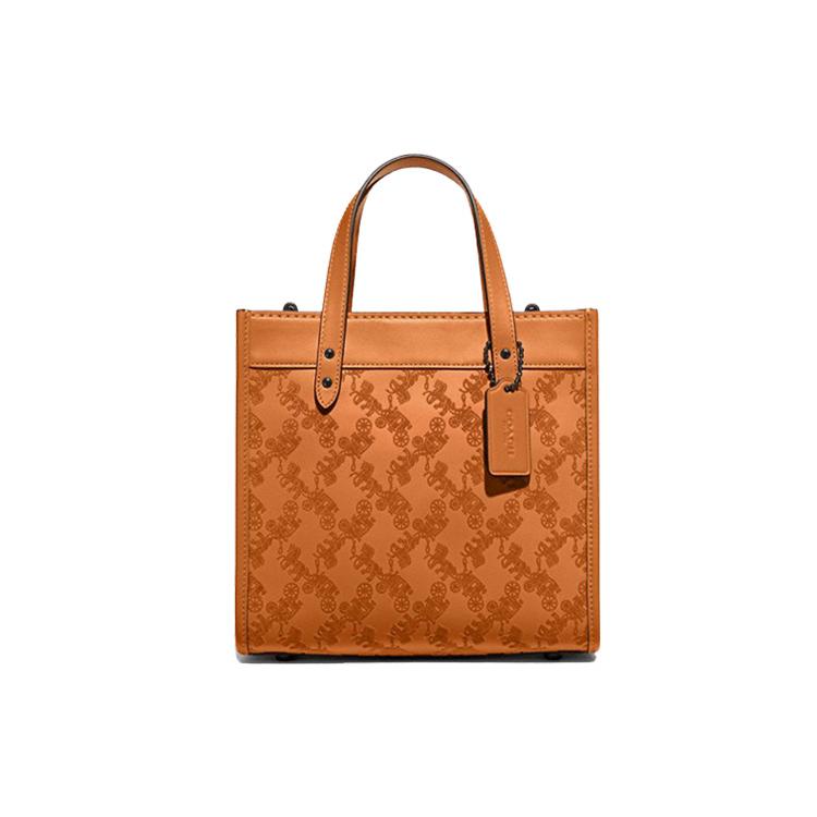 New COACH Field Cow Leather Tote Bag Shopping Bag Handbag Shoulder Bag Crossbody Bag Medium Size Women's Yellow CD750-V5UWP
