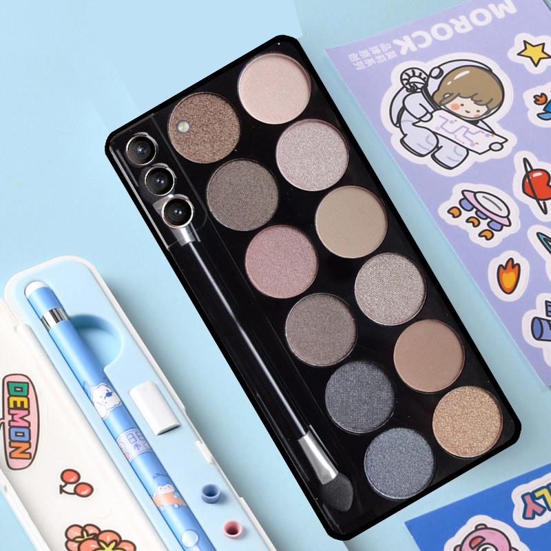 Makeup Eyeshadow Palette Cover For Samsung Galaxy S23 S21 FE S20 FE S22 Plus Note 20 Ultra Note 10 S8 S9 S10 Plus Case