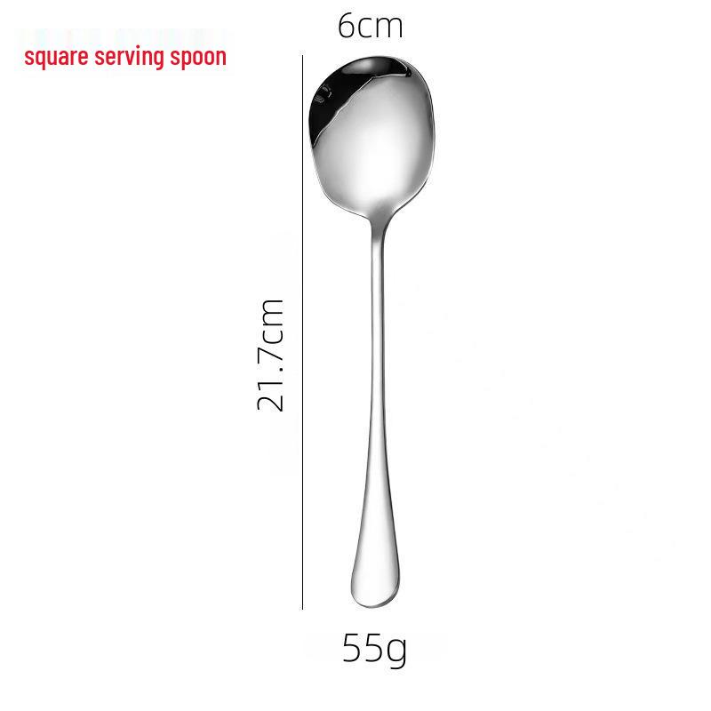 1010 Series 410 Stainless Steel Western Tableware Set – Serving Spoon & Cake Set for Restaurants & Hotels