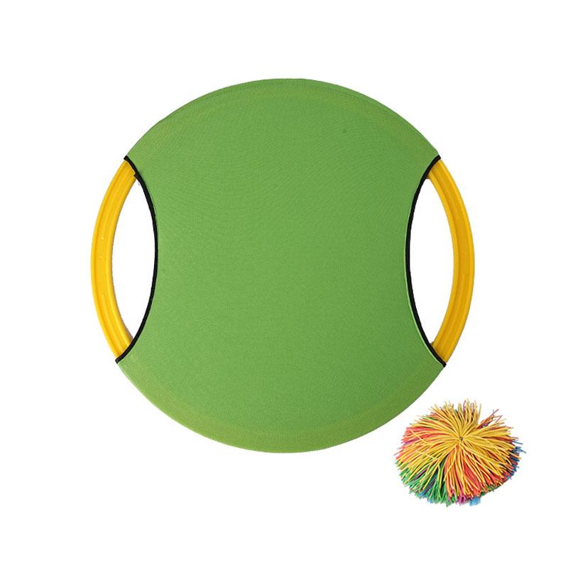 Jeu de collaboration interactif en plein air pour enfants et adultes, fête parent-enfant, disque élastique, pagaie, balle, jeu amusant, jouet d'entraînement au lancer