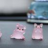 Lovely Car Center Console Ornaments Office Car Interior Accessories Creative Pigs Doll Animal Statue Car Supplies