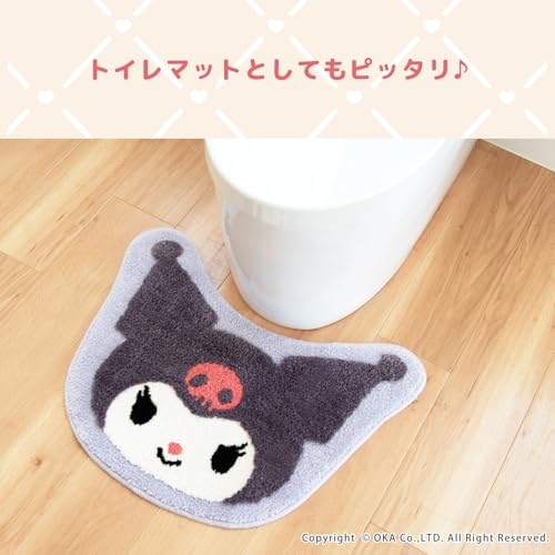 OKA Sanrio Characters Washable Mat, Approx. 45cm x 55cm, Red (Hello Kitty) (Sanrio Hello Kitty Cute Character)