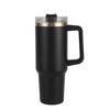 40oz Stainless Steel Beer Mug with Handle and Straw