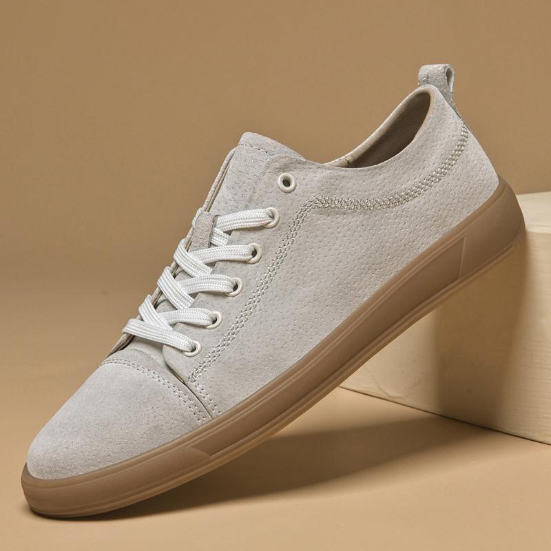 Fashion New Design Men's Casual Shoes Fashion Genuine Leather Skateboard Footwear  Comfortable Male Tenis Masculino Versatile Sneakers