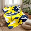 North Queensland CowboysPrinted Flannel Blanket Cozy Skin-Friendly Warm Throw for Couch Bed Indoor Daily Use